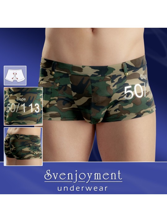 BOXER UOMO SHORTS RETRO' \"CAMOUFLAGE\"