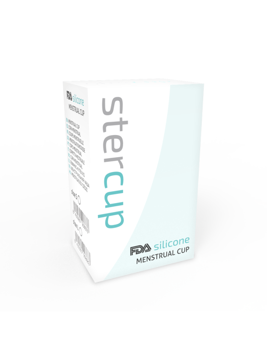 STERCUP COPPE MESTRUALI - MISURA L -  ROSA - SILICONE FDA