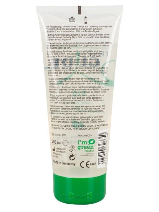 LUBRIFICANTE "JUST GLIDE" BIO ANAL - 200ML