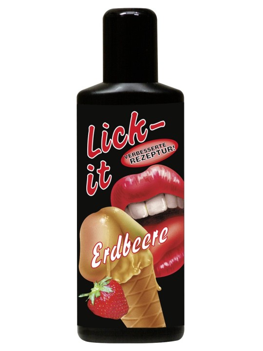 LUBRIFICANTE AROMA FRAGOLA "LICK-IT" - 50 ML