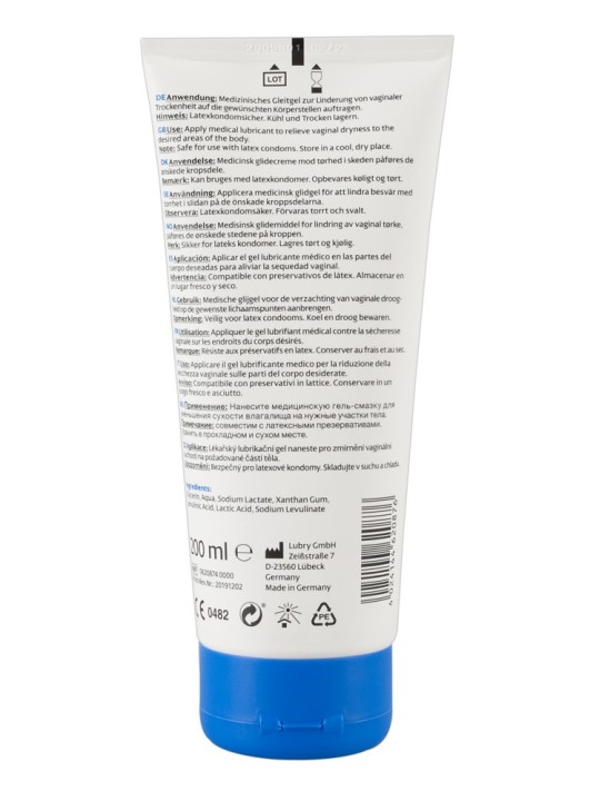 GEL LUBRIFICANTE A BASE D'ACQUA "BIO SPECIAL CREAM" - 200 ML