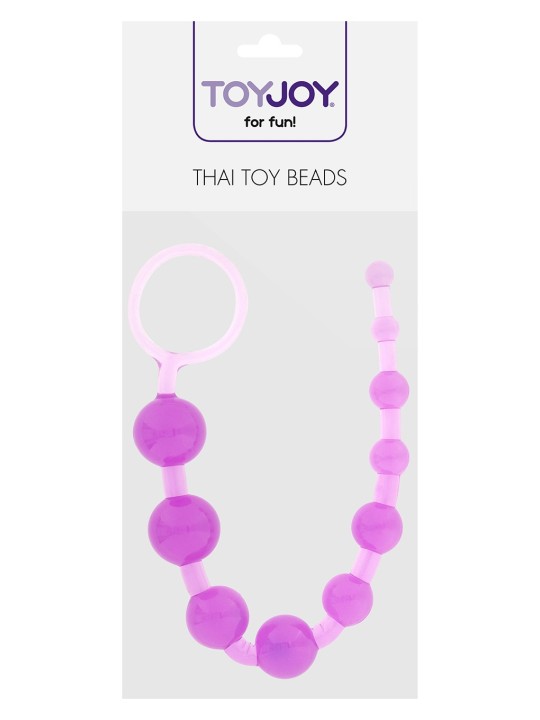 PERLINE ANALI GRADUALI FLESSIBILI "THAI TOY BEADS" VIOLA