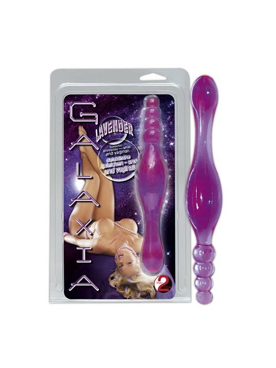 DILDO IN JELLY A DOPPIA PUNTA "GALAXIA LAVENDER"