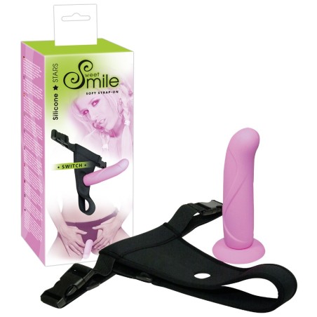 IMBRACATURA STRAP-ON CON FALLO INDOSSABILE IN SILICONE SWITCH - 16 CM