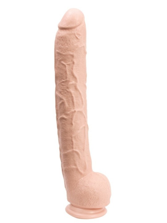 FALLO ENORME CON VENTOSA DOC JOHNSON "DICK RAMBONE" - CARNE - 42.5 CM