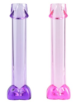 BICCHIERI A FORMA DI PENE \"TUBE SHOT\" - 6 PEZZI