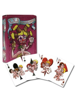 CARTE DA POKER CON STAMPE SEXY