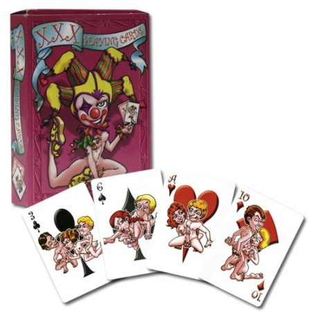 CARTE DA POKER CON STAMPE SEXY