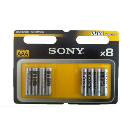 SONY Blister 8 batterie stilo AA Ultra 15V