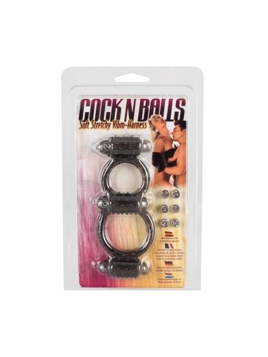 Seven Creations Cock N Balls è un doppio anello per pene e testicoli