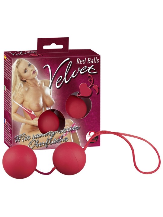 PALLINE DEL PIACERE VELVET "RED BALLS"