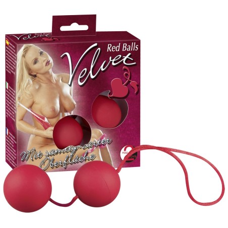 PALLINE DEL PIACERE VELVET RED BALLS