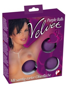 PALLINE DELLAMORE VELVET BALLS VIOLA