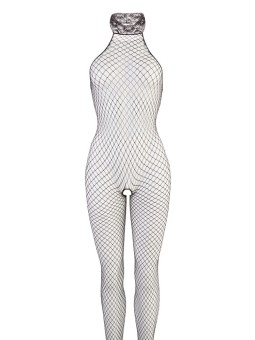 BODYSTOCKING IN RETE A MAGLIA MEDIA CON GIROCOLLO IN PIZZO