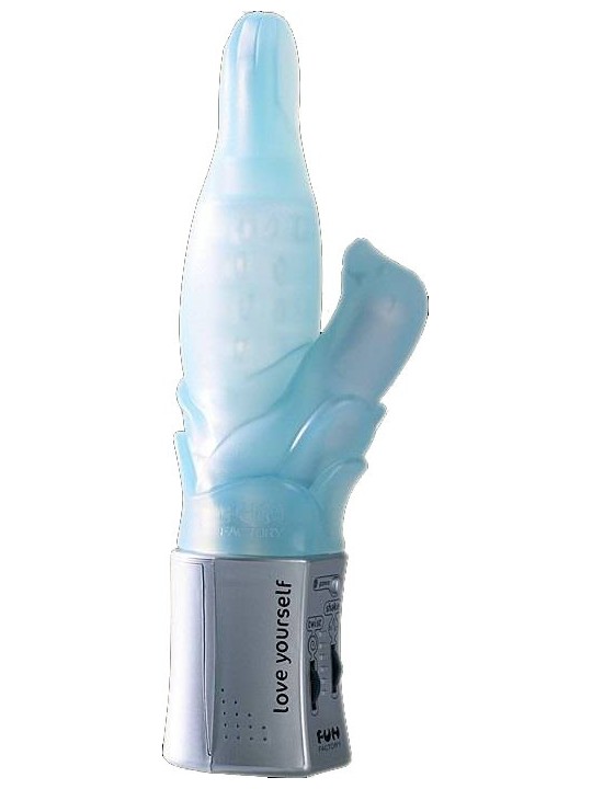 VIBRATORE FUN FACTORY TWIST'N'SHAKE "SALLY SEA" AZZURRO