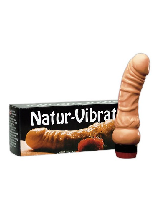 VIBRATORE REALISTICO "NATUR VIBRATOR" CARNE - 17 CM