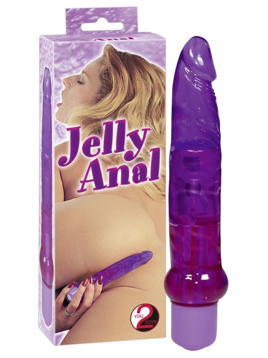 VIBRATORE REALISTICO ANALE "JELLY ANAL" VIOLA