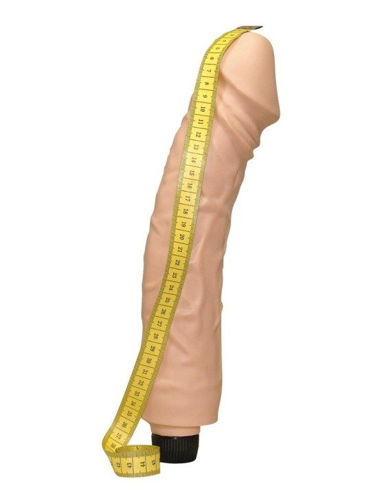 VIBRATORE REALISTICO MAXI "GIANT LOVER" CARNE - 33 CM