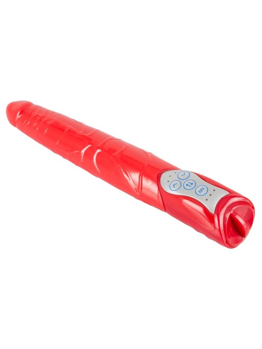 VIBRATORE REALISTICO CON SPINTA "PUSH IT" ROSSO