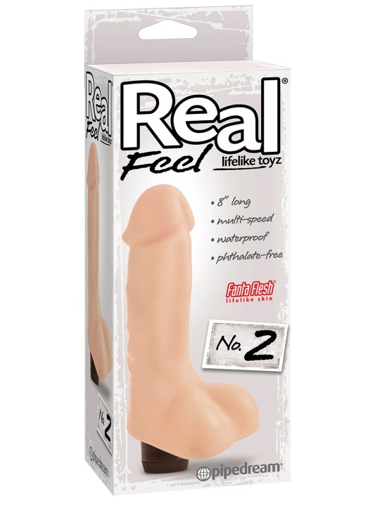 VIBRATORE REALISTICO "REAL FEEL LIFELIKE 2" CARNE - 20 CM