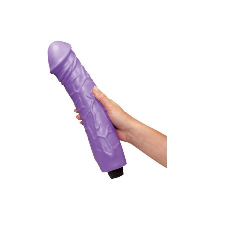 VIBRATORE REALISTICO MAXI GIANT LOVER VIOLA - 33 CM