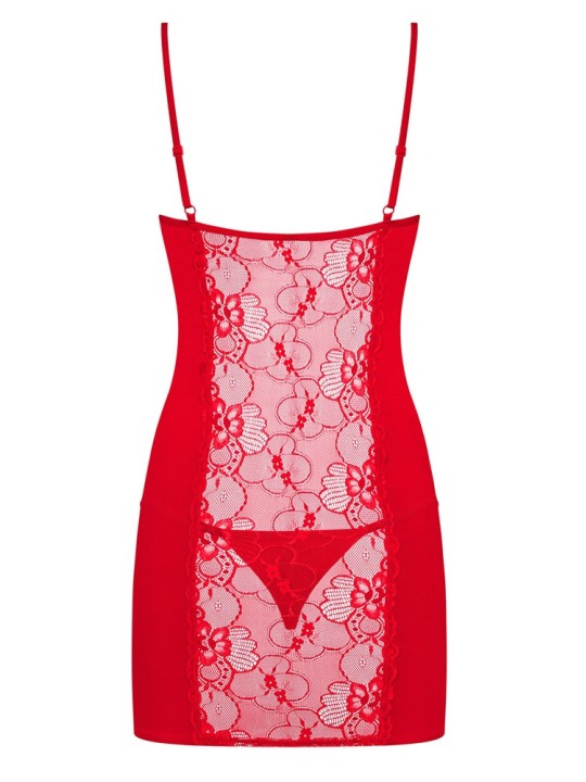 CHEMISE SUPER SEXY OBSESSIVE "KLEID 2" COLORE - ROSSO