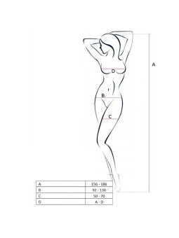 BODYSTOCKING PASSION WOMAN "BS051" NERO - TAGLIA UNICA