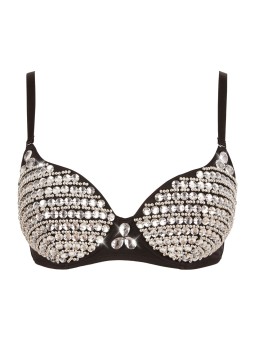 Cottelli Collection Reggiseno Glitter Argento