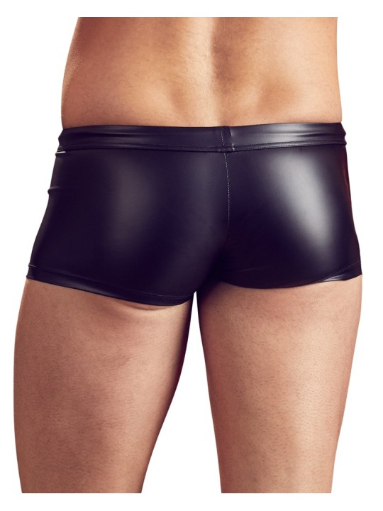 BOXER UOMO ELASTICIZZATI CON ZIP E TASCA "NEK" COLORE NERO