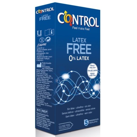 PROFILATTICI CONTROL LATEX FREE  5 PEZZI