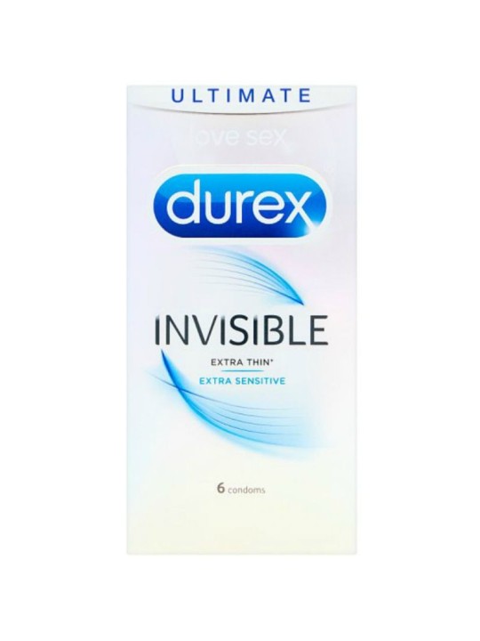 PROFILATTICI DUREX "INVISIBLE" EXTRA SOTTILI - 6 PEZZI