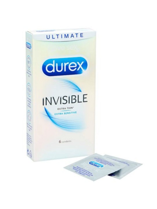 PROFILATTICI DUREX "INVISIBLE" EXTRA SOTTILI - 6 PEZZI