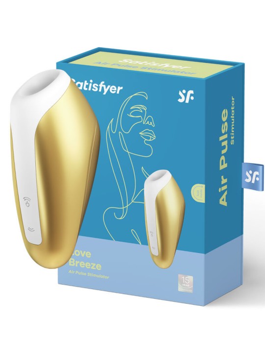 STIMOLATORE CLITORIDE - SATISFYER LOVE BREEZE - YELLOW GOLD