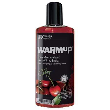 OLIO PER MASSAGGI ALLA CILIEGIA CON EFFETTO CALORE WARMUP - 150 ML