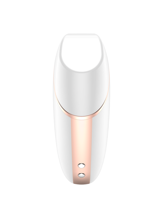 STIMOLATORE CLITORIDE - SATISFYER CONNECT - LOVE TRIANGLE - WHITE / GOLD