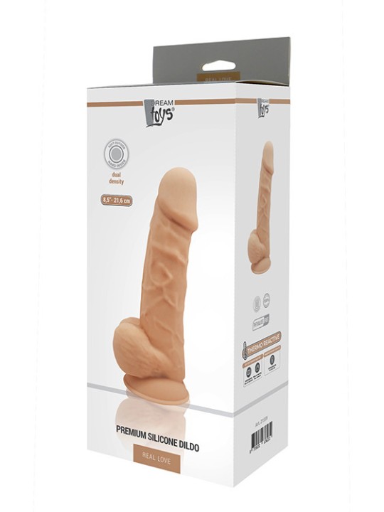 FALLO REALISTICO DREAM TOYS "REAL LOVE 8.5" THERMO REACTIVE - CARNE