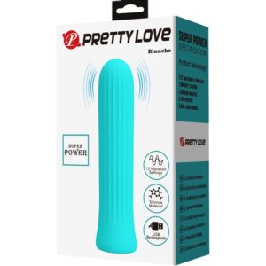 PRETTY LOVE - BLANCHE VIBRATORE STIMOLATORE BLU - immagine 7