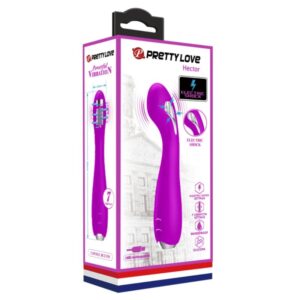 PRETTY LOVE - VIBRATORE ELETTROSHOCK RICARICABILE HECTOR IMPERMEABILE VIOLA - immagine 8