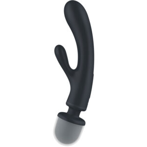 SATISFYER - TRIPLE LOVER MASAJEADOR VIBRADOR RABBIT ROSA - immagine 3