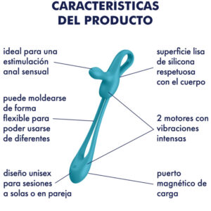 SATISFYER - PLUG & PLAY 1 MULTIVIBRATORE FLESSIBILE - immagine 5