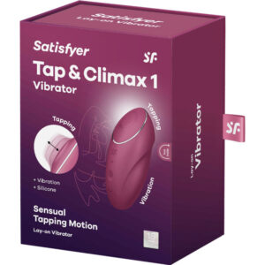 SATISFYER - TAP & CLIMAX 1 VIBRADOR LAY-ON ROJO - immagine 6