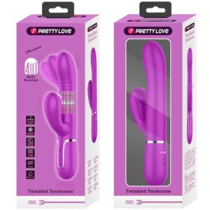PRETTY LOVE - VIBRATORE MULTIFUNZIONE G-SPOT FUCSIA - immagine 4