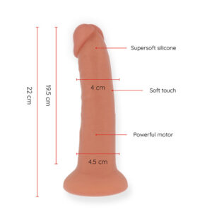 ONINDER - DILDO VIBRATORE GRANDE BOGOTÁ 9 VELOCITÀ NATURALE 22 CM -O- 4.5 CM - APP GRATUITA - immagine 3