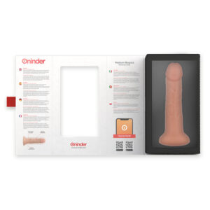 ONINDER - DILDO VIBRATORE MEDIO BOGOTÁ 9 VELOCITÀ NATURALE 20 CM -O- 4.2 CM - APP GRATUITA - immagine 5