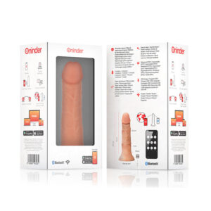 ONINDER - DILDO VIBRATORE PICCOLO BOGOTÁ 9 VELOCITÀ NATURALE 17.5 CM -O- 4 CM - APP GRATUITA - immagine 7