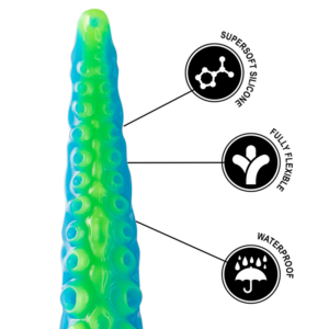 EPIC - DILDO FLUORESCENTE CON TENTACOLI SOTTILI DI SCYLLA DIMENSIONI GRANDI - immagine 7