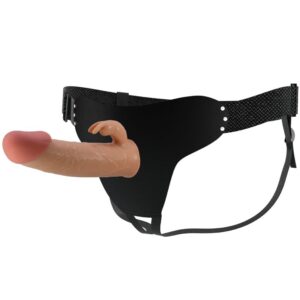 PRETTY LOVE - MAVIS HARNESS SLIP UNIVERSALE CON DILDO 19 CM NATURALE - immagine 5