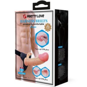 PRETTY LOVE - MAVIS HARNESS SLIP UNIVERSALE CON DILDO 19 CM NATURALE - immagine 9