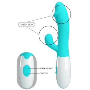 PRETTY LOVE - VIBRATORE SNAPPY G-SPOT VERDE ACQUA - immagine 7
