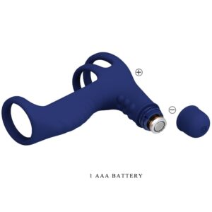 PRETTY LOVE - ANELLO VIBRANTE ELISH CON ESTENSIONE BLU - immagine 6